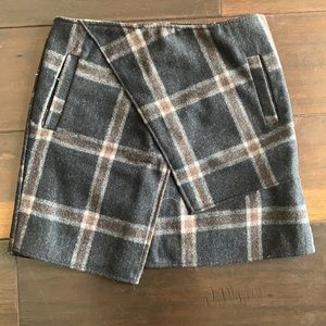 Plaid miniskirt